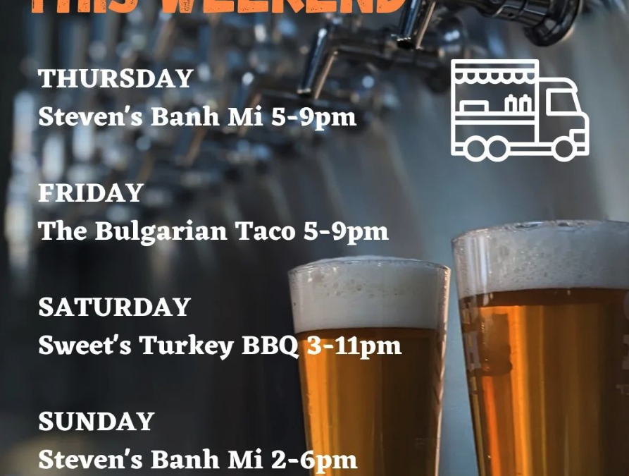 This week's food trucks @hiddengatebrewing