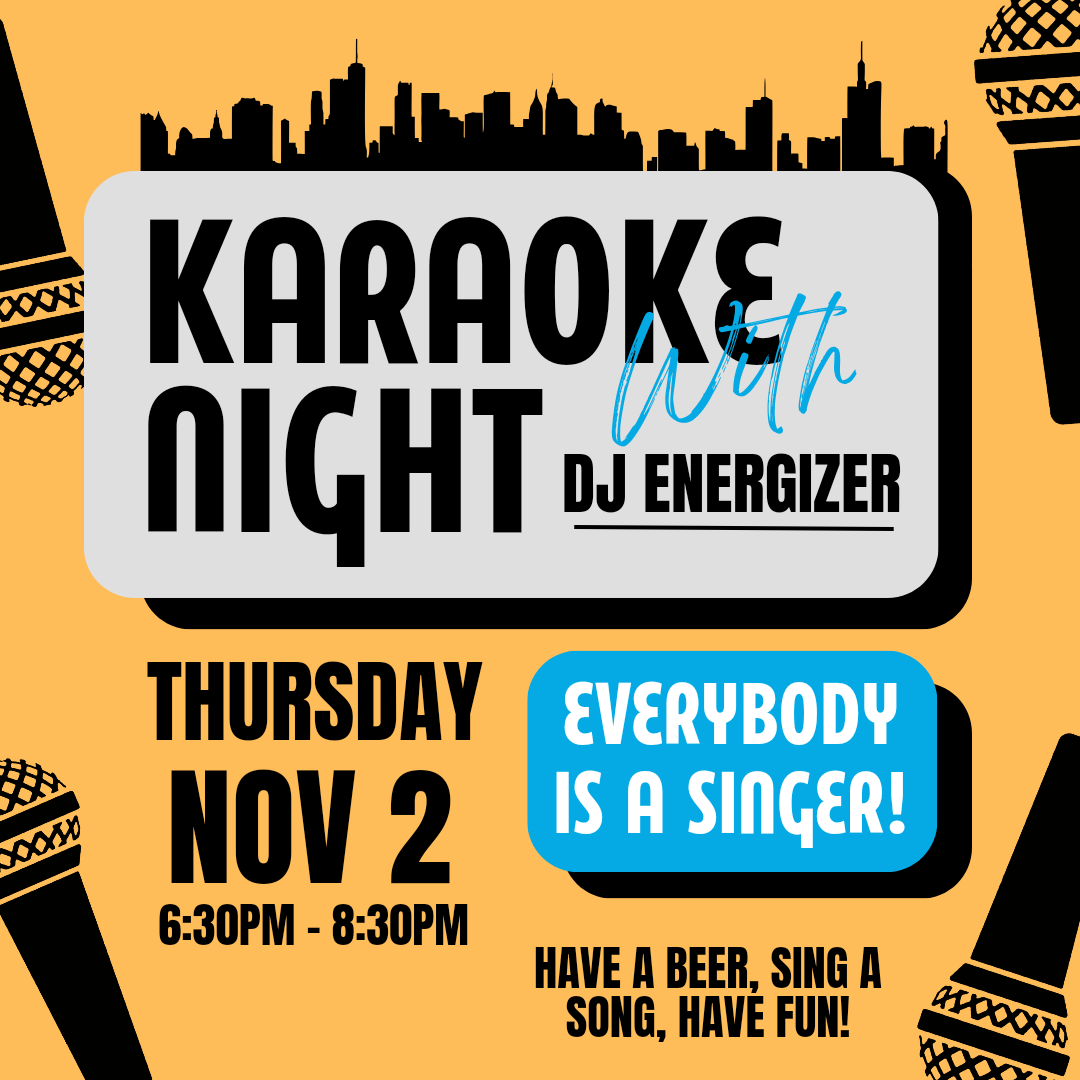 Karaoke Night – Tonight!! 🎤