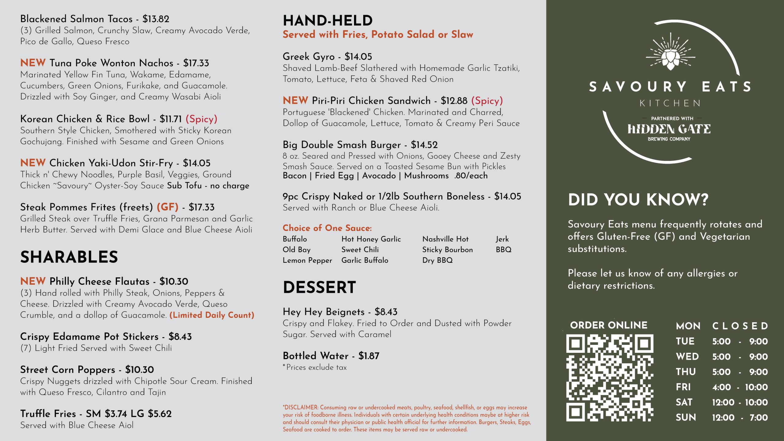 Downtown Greensboro Restaurant | Hidden Gate Brewery