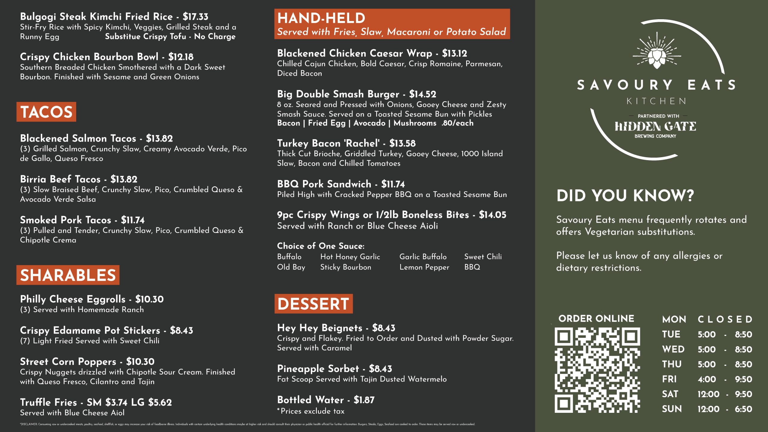 Downtown Greensboro Restaurant | Hidden Gate Brewery