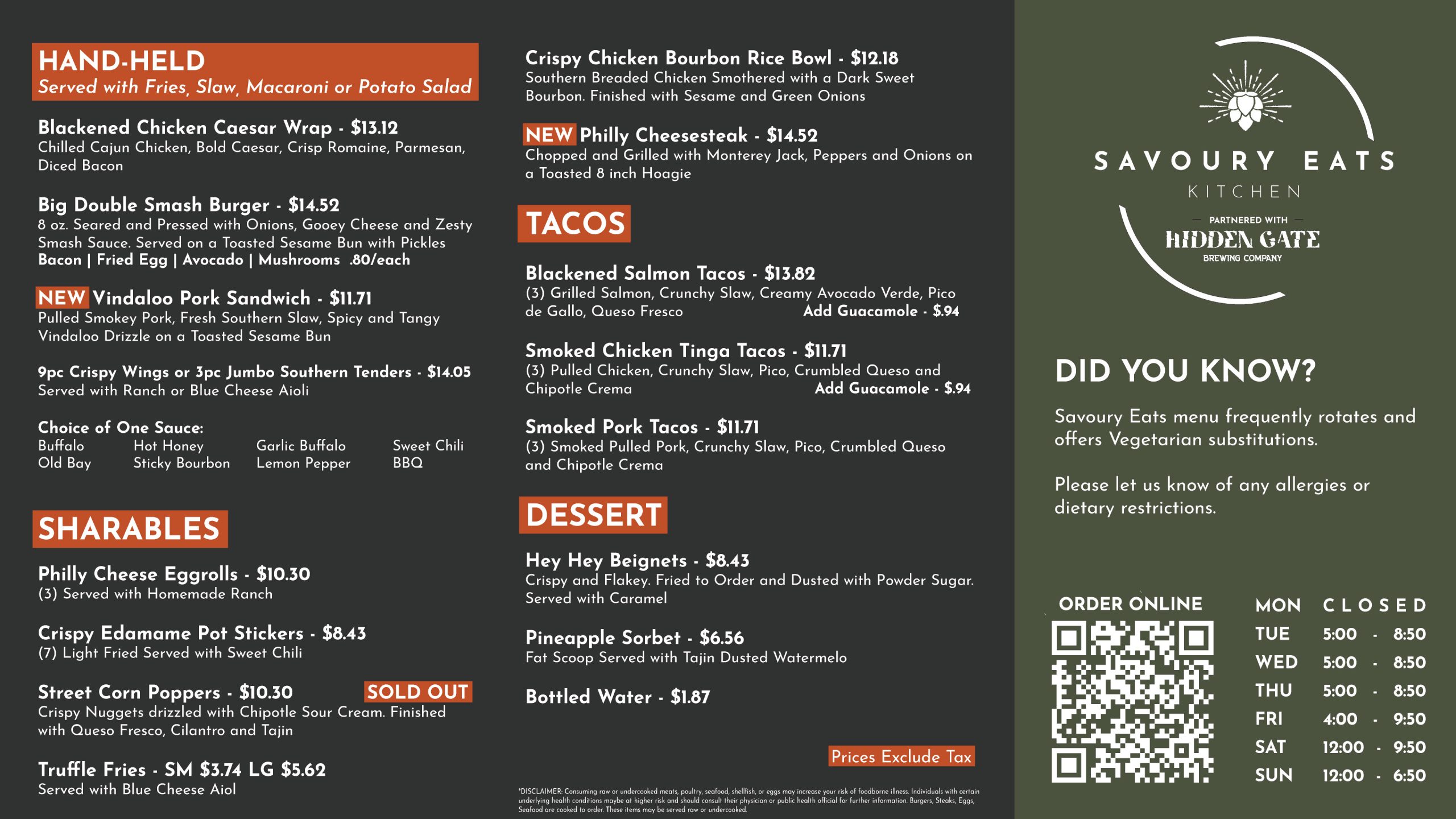 Savoury Eats Kitchen Downtown Greensboro